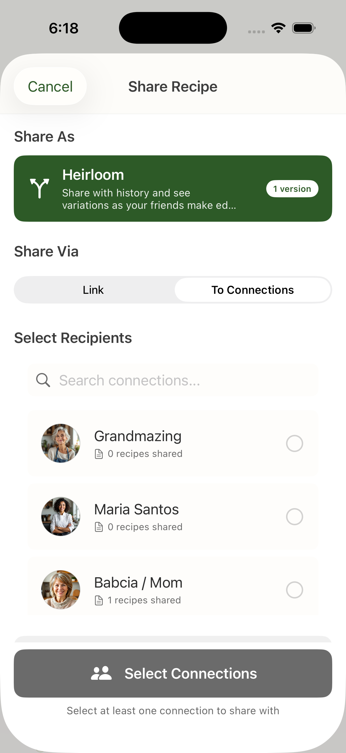 Share with intention, not broadcast.