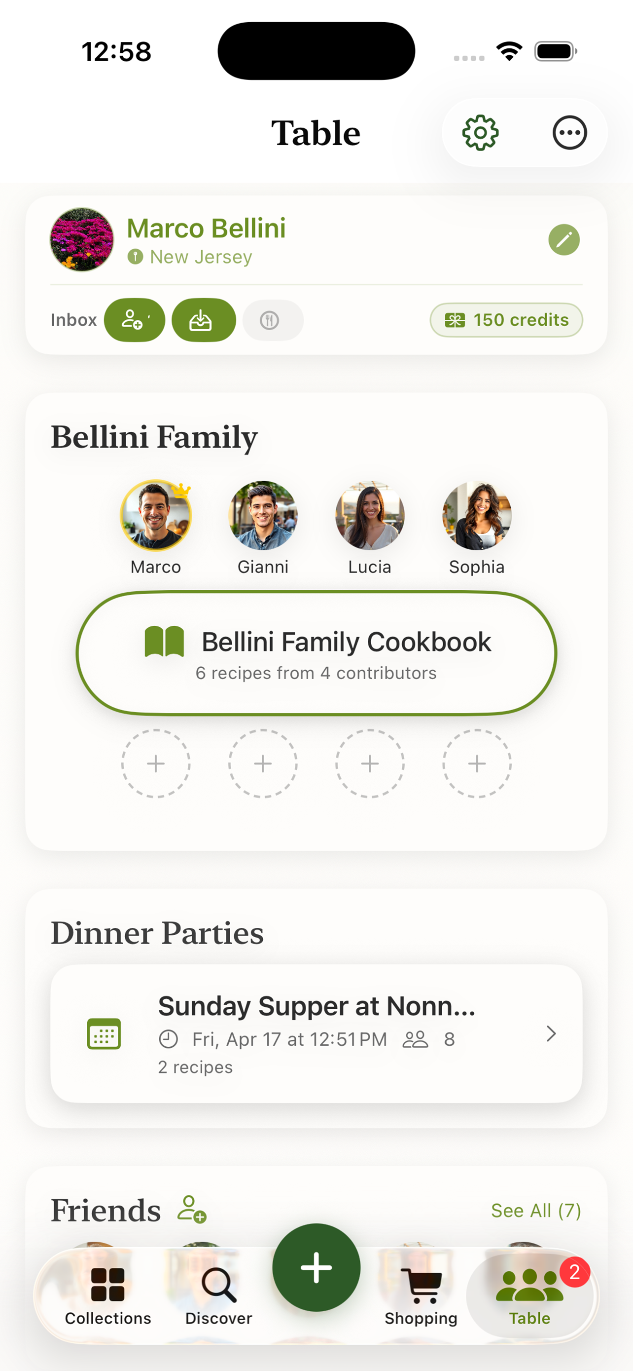 Your Table, your rules